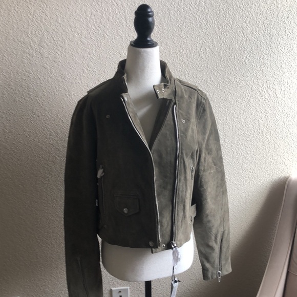 Blank NYC Suede Moto Jacket (Size Medium) NWT - Picture 5 of 15
